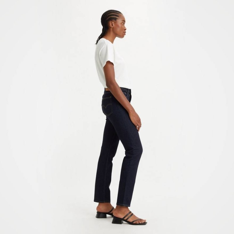 724™ High Rise Straight - Blue Wave Rinse