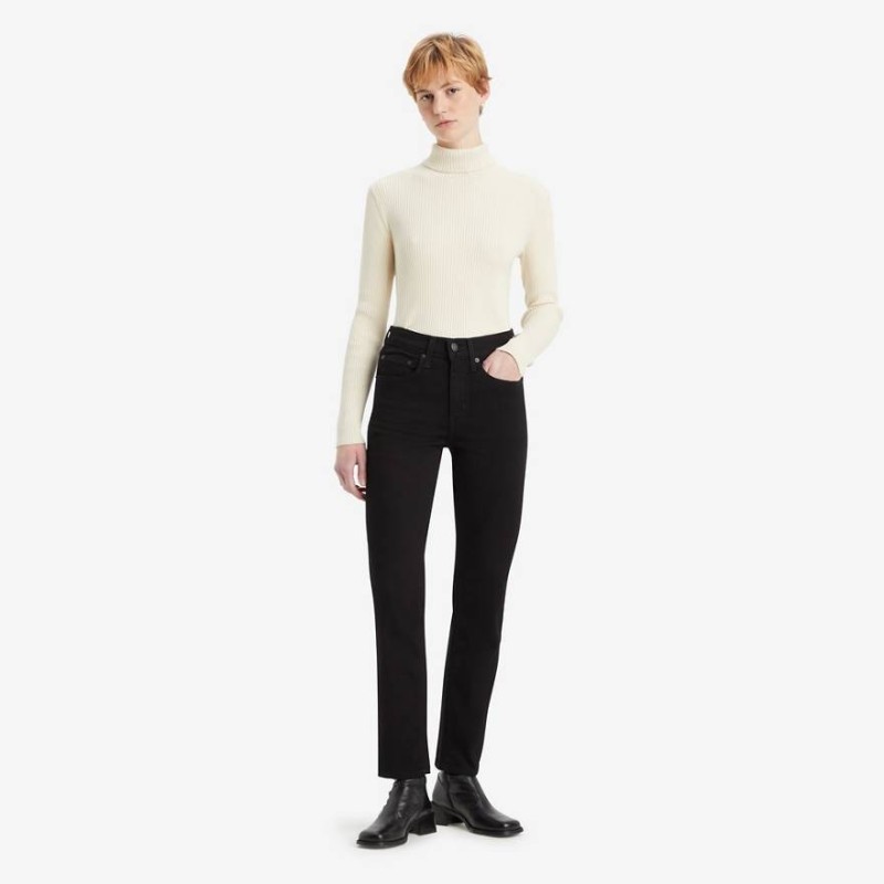 724™ High Rise Straight - Night Is Black