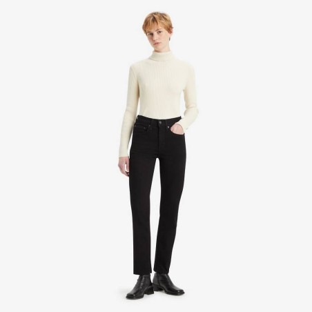 724™ High Rise Straight - Night Is Black