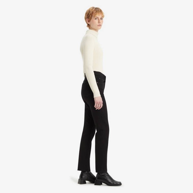 724™ High Rise Straight - Night Is Black