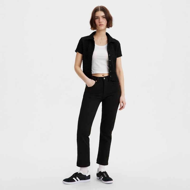501® Crop - Black Sprout